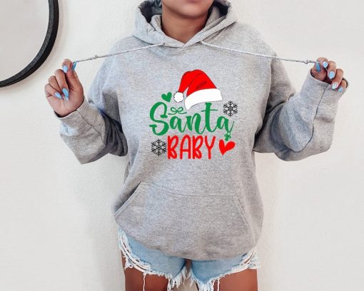 Santa Baby Hoodie, Christmas Hoodie, Christmas gift, Funny Christmas, Hoodie gift, Christmas Hoodie