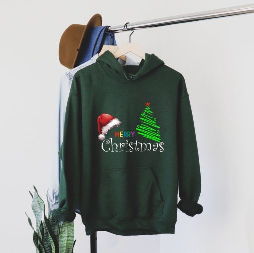 Merry Christmas Hoodie, Christmas Hoodie, Hoodie gift, Christmas Gift, Santa Christmas, Santa Hoodie, mama gift