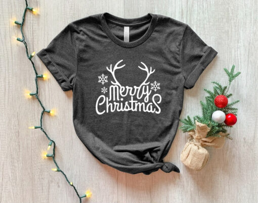 Merry Christmas Reindeer Shirt, Reindeer Shirt, Christmas Family Shirt, Christmas Shirt, Merry Christmas Shirt, Christmas Gift