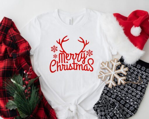 Merry Christmas Reindeer Shirt, Reindeer Shirt, Christmas Family Shirt, Christmas Shirt, Merry Christmas Shirt, Christmas Gift