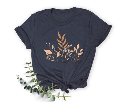 Thanksgiving Shirt, Rosegold Leaves Shirt, Fall Shirts, Womens Fall Shirts, Thanksgiving, Rose Gold