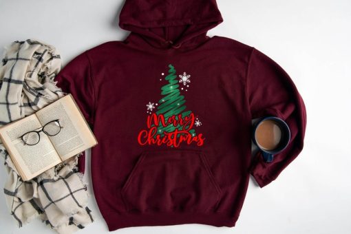 Christmas Trees Hoodie, Christmas Hoodie, Merry Christmas Hoodie, Christmas gift, Christmas graphic, Hoodie gift