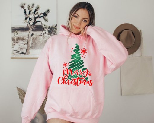 Christmas Trees Hoodie, Christmas Hoodie, Merry Christmas Hoodie, Christmas gift, Christmas graphic, Hoodie gift