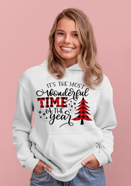 It's the most wonderful time, New Year Hoodie, Christmas Hoodie, hoodie gift, Christmas gift, Merry Christmas