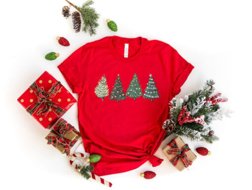 Christmas T-Shirt, Merry Christmas T-Shirt, Gifts for Women