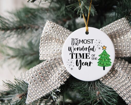 It's The Most Wonderful Time Of The Year Ornament, Custom Family Tree Keepsake, Custom Christmas Ornament, Memorial Ornament, Christmas Gift