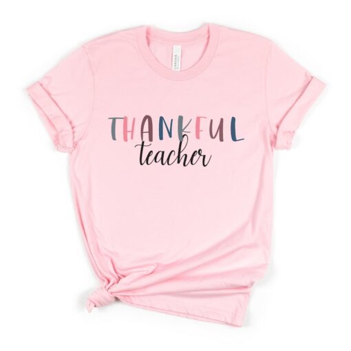 Thankful Teacher, Teacher Shirt, Thanksgiving Teacher Shirt, Family Thanksgiving Shirt, Thanksgiving Dinner Shirt