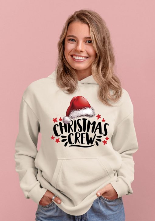 Christmas Crew Hoodie, Christmas Hoodie, Christmas Gift, Christmas Graphic, Hoodie gift, Hoodie graphic