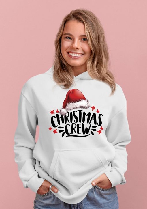 Christmas Crew Hoodie, Christmas Hoodie, Christmas Gift, Christmas Graphic, Hoodie gift, Hoodie graphic