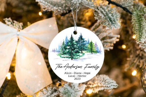 Custom Family Christmas Ornament, Christmas Family Keepsake, New Family Ornament, Christmas Gift For 2023