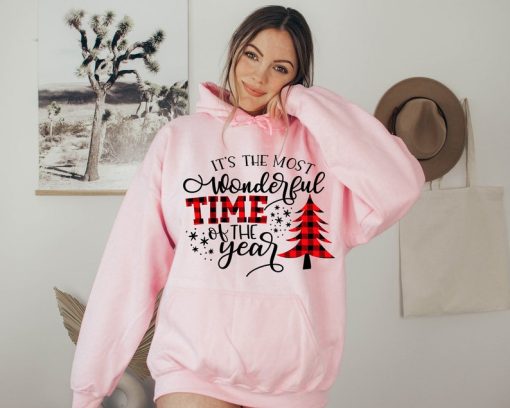 It's the most wonderful time, New Year Hoodie, Christmas Hoodie, hoodie gift, Christmas gift, Merry Christmas