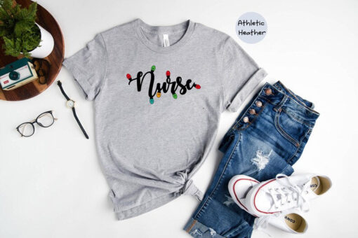 Nurse Christmas Shirt, Nurse Life Shirt, Christmas T-Shirt Funny Nurse Shirt, Christmas Nursing Tee, Nurse Holiday Shirt