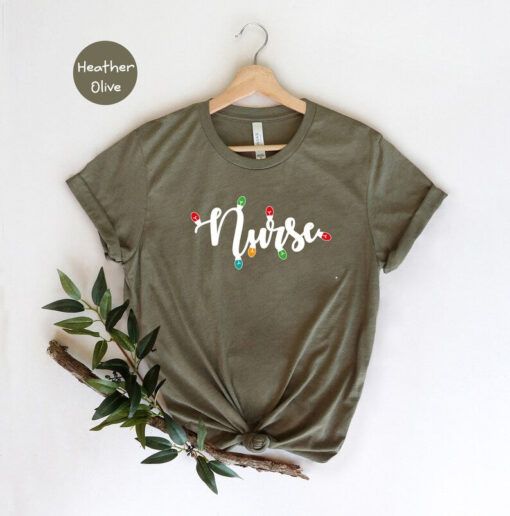 Nurse Christmas Shirt, Nurse Life Shirt, Christmas T-Shirt Funny Nurse Shirt, Christmas Nursing Tee, Nurse Holiday Shirt