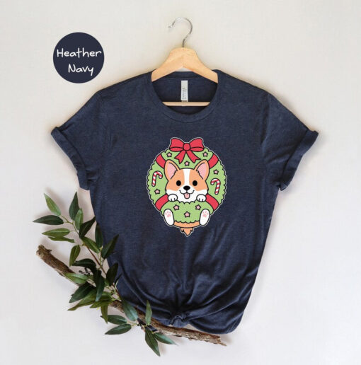 Christmas Corgi Shirt, Christmas Dog T-Shirt, Woofmas Christmas Shirt, Christmas Clothes, Dog Lover Shirt