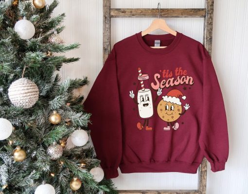 Christmas Season Sweatshirt, Holiday Sweater, Tis The Season Sweat