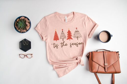 Tis The Season Shirt, Christmas Tree T-shirt, Xmas Shirt, Christmas Season Tee