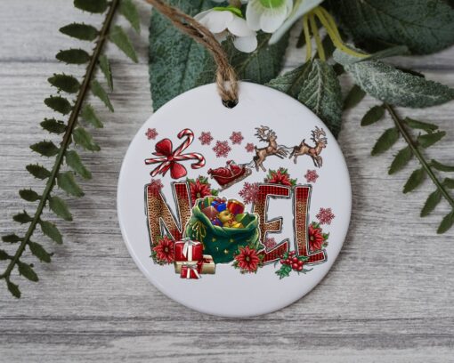 Happy New Year Ornament, Holidays Ornament, Custom Christmas Ornament, Tree Keepsake