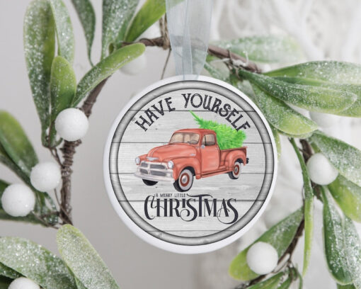 Have Yourself A Merry Little Christmas Ornament, Custom Christmas Ornament, Custom Family Tree Keepsake, Christmas Gift