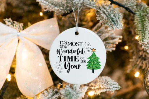 It's The Most Wonderful Time Of The Year Ornament, Custom Family Tree Keepsake, Custom Christmas Ornament, Memorial Ornament, Christmas Gift