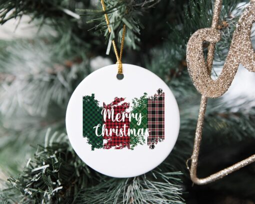 Merry Christmas Ornament, Custom Family Tree Keepsake, Christmas Ornament, Custom Christmas Ornament, Christmas Gift