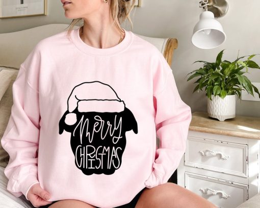 Dog Mom Sweatshirt, Christmas Dog Sweater, Gift For Dog Mom, Puppy Xmas Sweat, Christmas Clothing