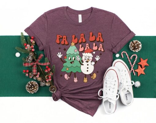 Christmas Shirt, Fa La La Shirt, Family Christmas Shirt, Christmas Graphic T-shirt