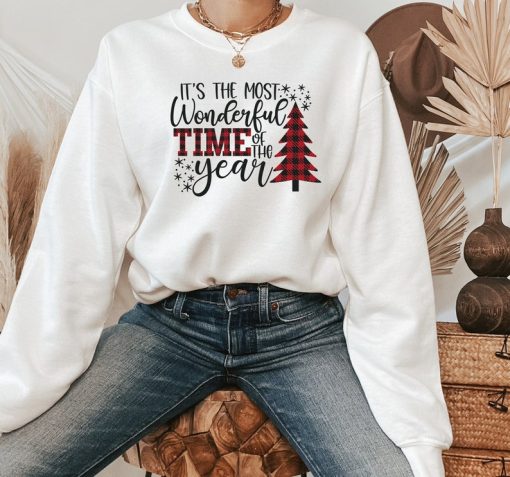 It's The Most Wonderful Time Of The Year Sweater, Christmas Sweatshirt, Gift For Christmas, Family Christmas