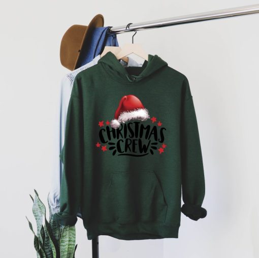 Christmas Crew Hoodie, Christmas Hoodie, Christmas Gift, Christmas Graphic, Hoodie gift, Hoodie graphic