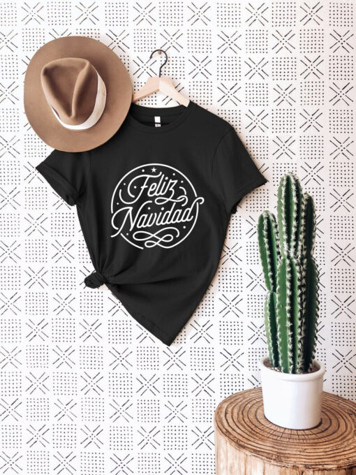 Feliz Navidad Shirt, Xmas Hispanic Shirt, Spanish Christmas Family Gift, Merry Christmas T-Shirt