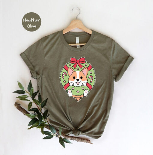 Christmas Corgi Shirt, Christmas Dog T-Shirt, Woofmas Christmas Shirt, Christmas Clothes, Dog Lover Shirt