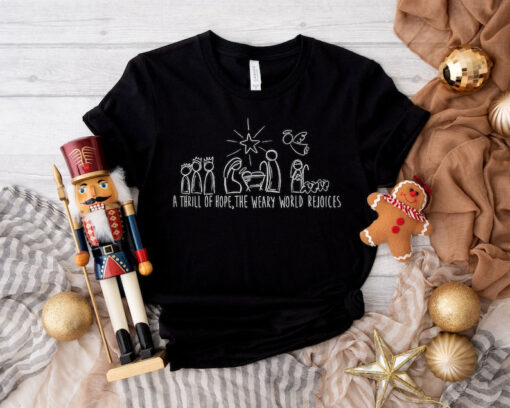 Christmas Shirt, Family Christmas Shirt, Nativity Shirt, Christian Christmas Shirt, Family Matching Christmas Shirt