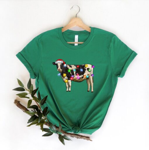 Christmas Shirt, Mooey Christmas T-Shirt, Christmas Cow T-Shirt, Christmas Farm Shirt, Holiday Shirt, Christmas Gift