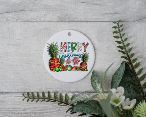 Merry Christmas Ornament, Happy New Year Ornament, Holidays Ornament, Custom Christmas Ornament, Gnomes Ornament