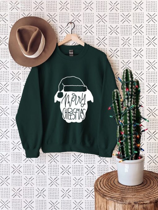 Dog Mom Sweatshirt, Christmas Dog Sweater, Gift For Dog Mom, Puppy Xmas Sweat, Christmas Clothing