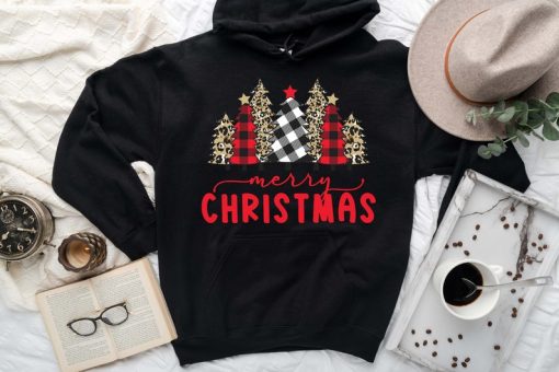 Christmas Hoodie, Christmas trees hoodie, merry Christmas hoodie, Funny and Happy Christmas, Christmas gift Hoodie