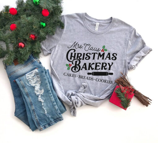 Christmas Bakery Crew Shirt, Christmas Bakery Shirt, Xmas T-shirt, Christmas Family Shirt, Christmas Gift