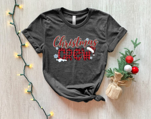 Christmas Crew Shirt, Merry Christmas Shirt, Christmas Teacher Shirt, Matching Christmas Shirts, Family Christmas Shirts