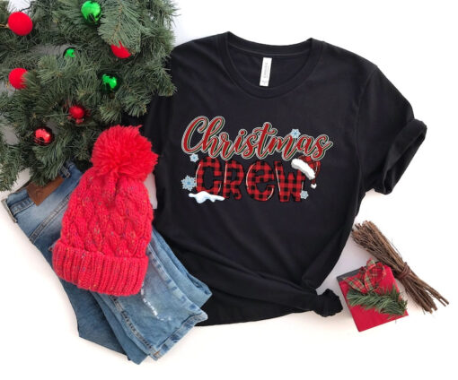 Christmas Crew Shirt, Merry Christmas Shirt, Christmas Teacher Shirt, Matching Christmas Shirts, Family Christmas Shirts