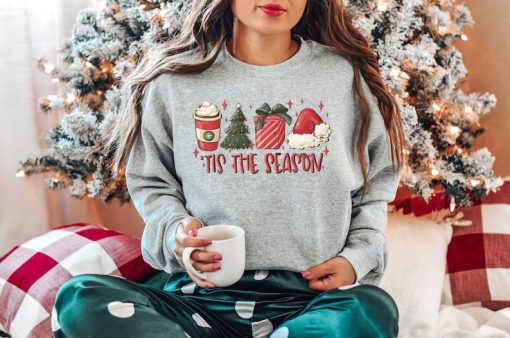 Tis The Season Sweatshirt, Christmas Tis The Season Sweatshirt, Merry Christmas Sweatshirt, Christmas Sweatshirt