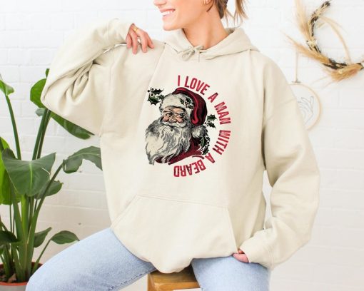 Santa hoodie, Christmas sweatshirt, Christmas hoodie for Women, Christmas gift sweatshirt, Woman's Christmas hoodie