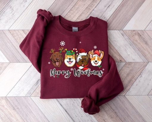 Christmas Dogs Sweatshirt, Happy Dog Year Shirt,Funny Christmas Dog Shirt, Dog Christmas Sweatshirt, Dogs Sweatshirt