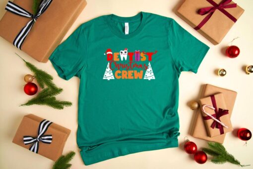 Christmas Shirt, Dentist Christmas Crew T-Shirt, Dentist Crew Shirt, Christmas Dentistree Tee, Christmas Gift