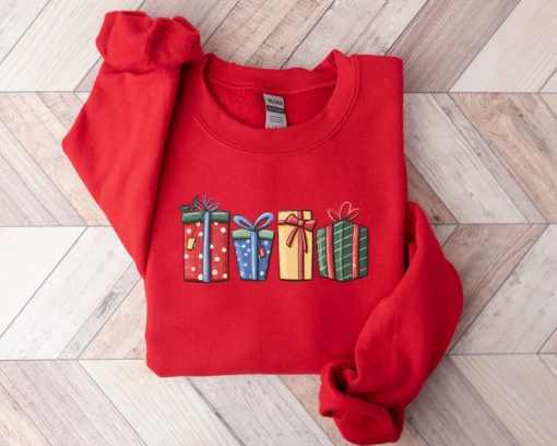 Christmas Sweatshirt, Christmas Crewneck, Christmas Gift Sweatshirt, Holiday Sweaters for Women, Winter Sweatshirt