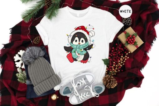 Penguin Christmas Shirt, Funny Penguin Shirt, Penguin Lover Shirt, Cute Penguin Shirt, Penguin Clothes