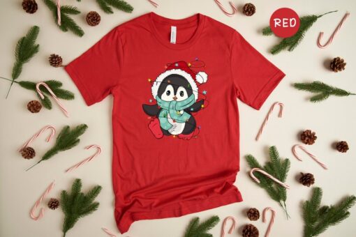 Penguin Christmas Shirt, Funny Penguin Shirt, Penguin Lover Shirt, Cute Penguin Shirt, Penguin Clothes