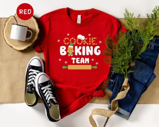 Cookie Baking Team Christmas Shirt, Baking Christmas Shirt, Holiday Baking T-Shirt, Cookie Lover Shirt