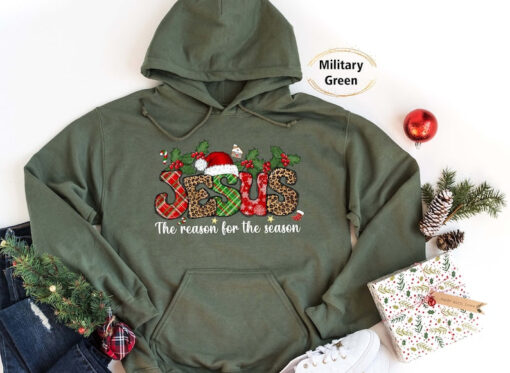 Christmas hoodie, Jesus hoodie, Christian sweatshirt, Christmas gift sweatshirt, gift hoodie for woman, hoodie for mama