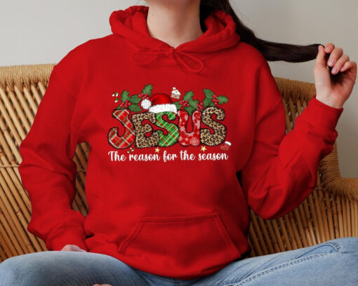 Christmas hoodie, Jesus hoodie, Christian sweatshirt, Christmas gift sweatshirt, gift hoodie for woman, hoodie for mama