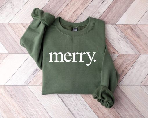 Christmas Sweatshirt, Merry Christmas Sweatshirt, Christmas Shirt for Women, Christmas Crewneck Sweatshirt