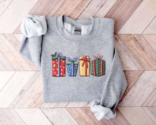 Christmas Sweatshirt, Christmas Crewneck, Christmas Gift Sweatshirt, Holiday Sweaters for Women, Winter Sweatshirt